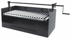 Barbacoa De Carbón Y Leña 80 Cm Con Elevador