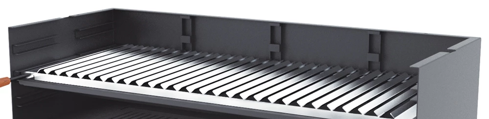 Barbacoa De Carbón Y Leña 100 Cm - Imagen 2