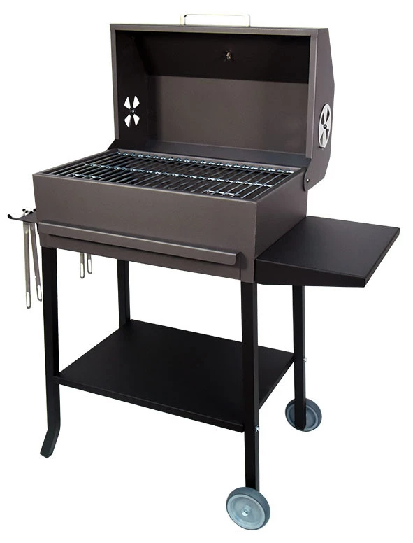 Barbacoa Con Tapa Todo Metal Mediana - Imagen 2