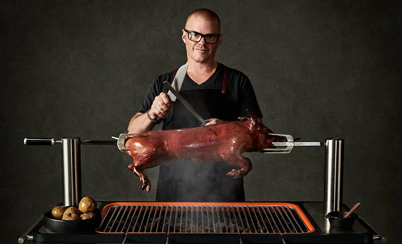 Barbacoa De Carbón Con Rustidor Hub - Imagen 10