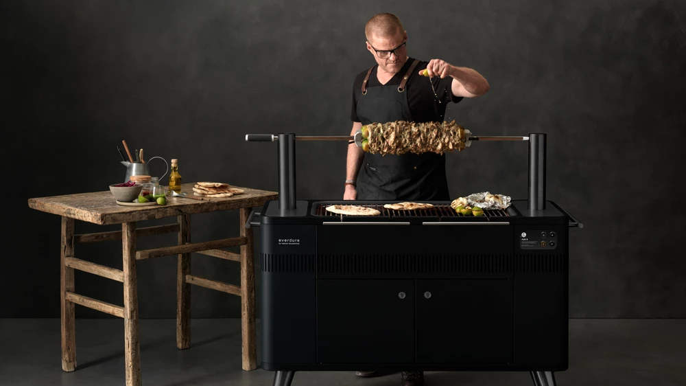 Barbacoa De Carbón Con Rustidor Hub II - Imagen 15