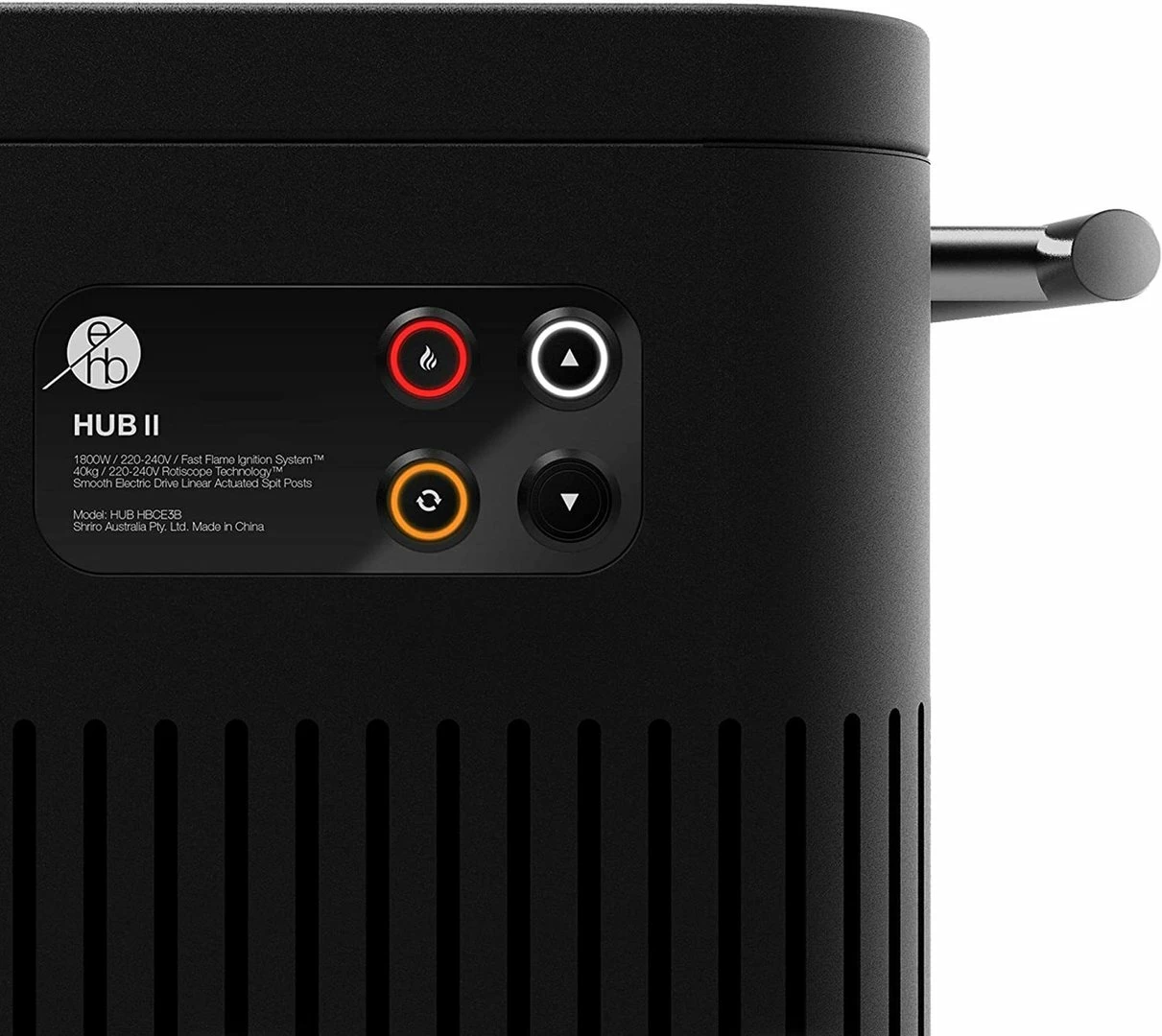 Barbacoa De Carbón Con Rustidor Hub II - Imagen 7