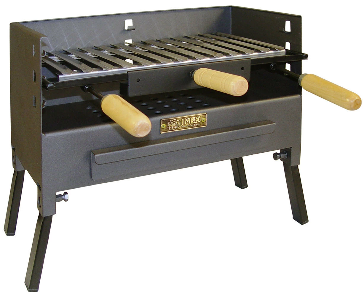 IMEX Barbacoa De Mesa Con Parrilla Inox