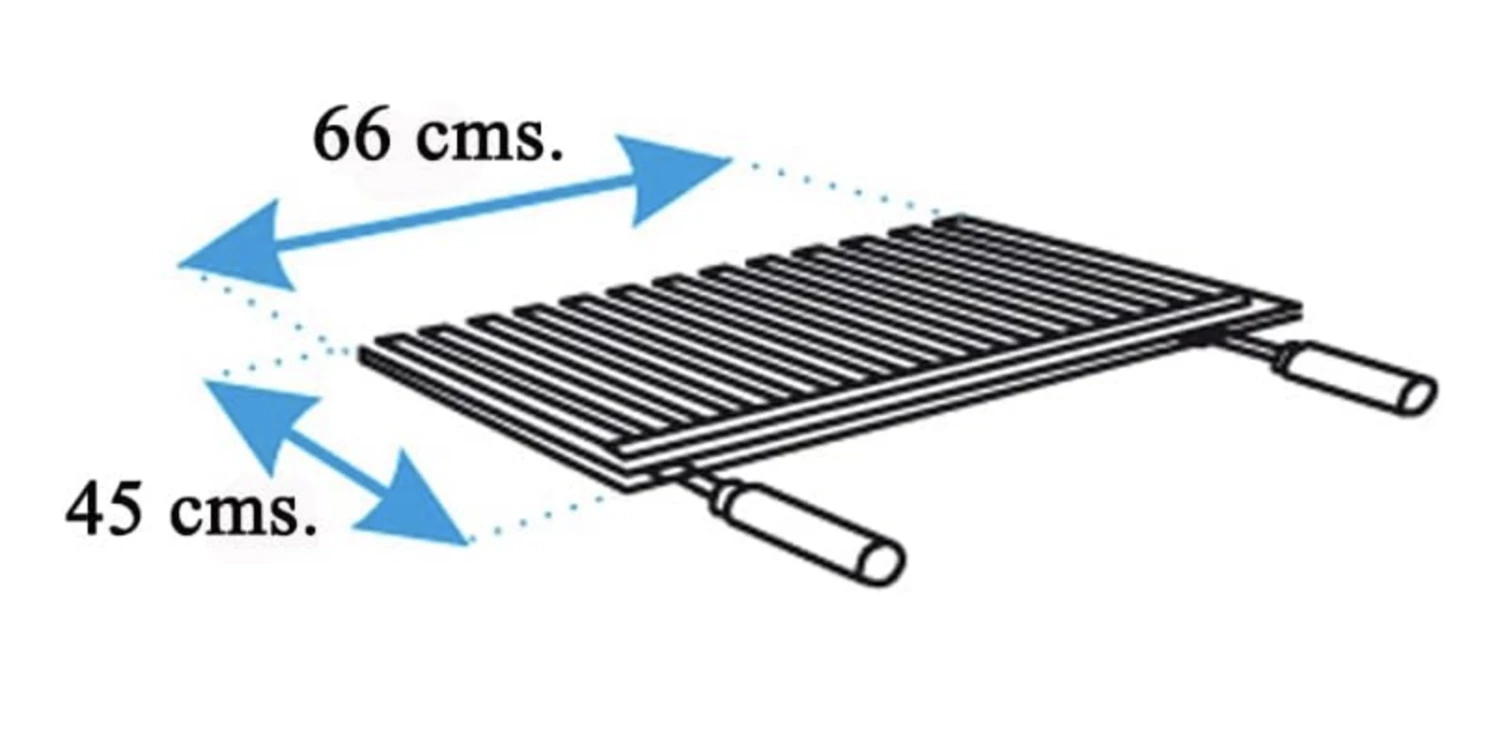 Cajon Barbacoa Con Parrilla Inox. Montijo - Imagen 2