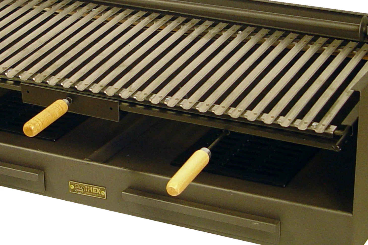 Cajon Con Elevador Y Parrilla Inox. Extra Grande - Imagen 2