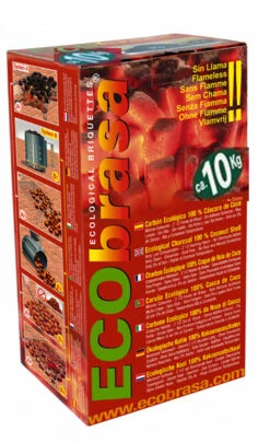 Carbón Ecológico 10 Kg. Ecobrasa
