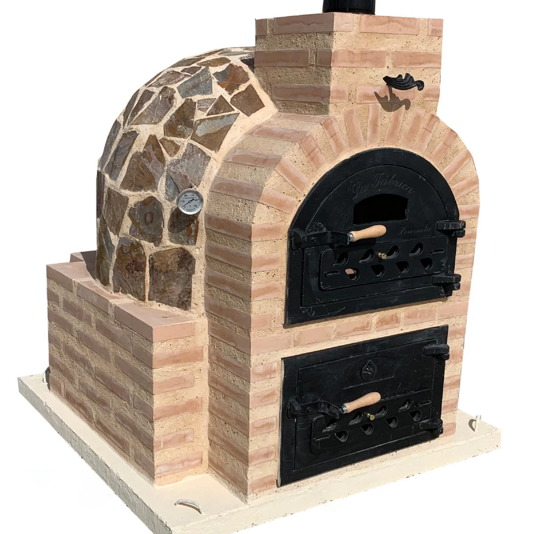 Hornilla Cuadrada Mixta Piedra 85 Cm. - Imagen 3