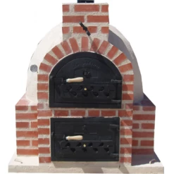 Hornilla Cuadrada Rústica Blanca 80 Cm.