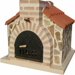 Horno Montado Caseta Piedra 85 Cm.