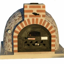Horno Montado Mármol Crema 80 Cm.