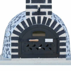 Horno Montado Mármol Gris 75 Cm.