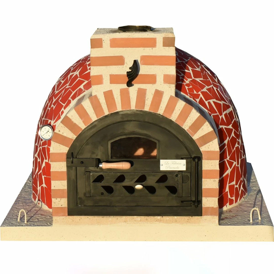 Horno Montado Mosaico Volcánico 65 Cm.