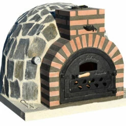 Horno Montado Piedra Gris 90 Cm.