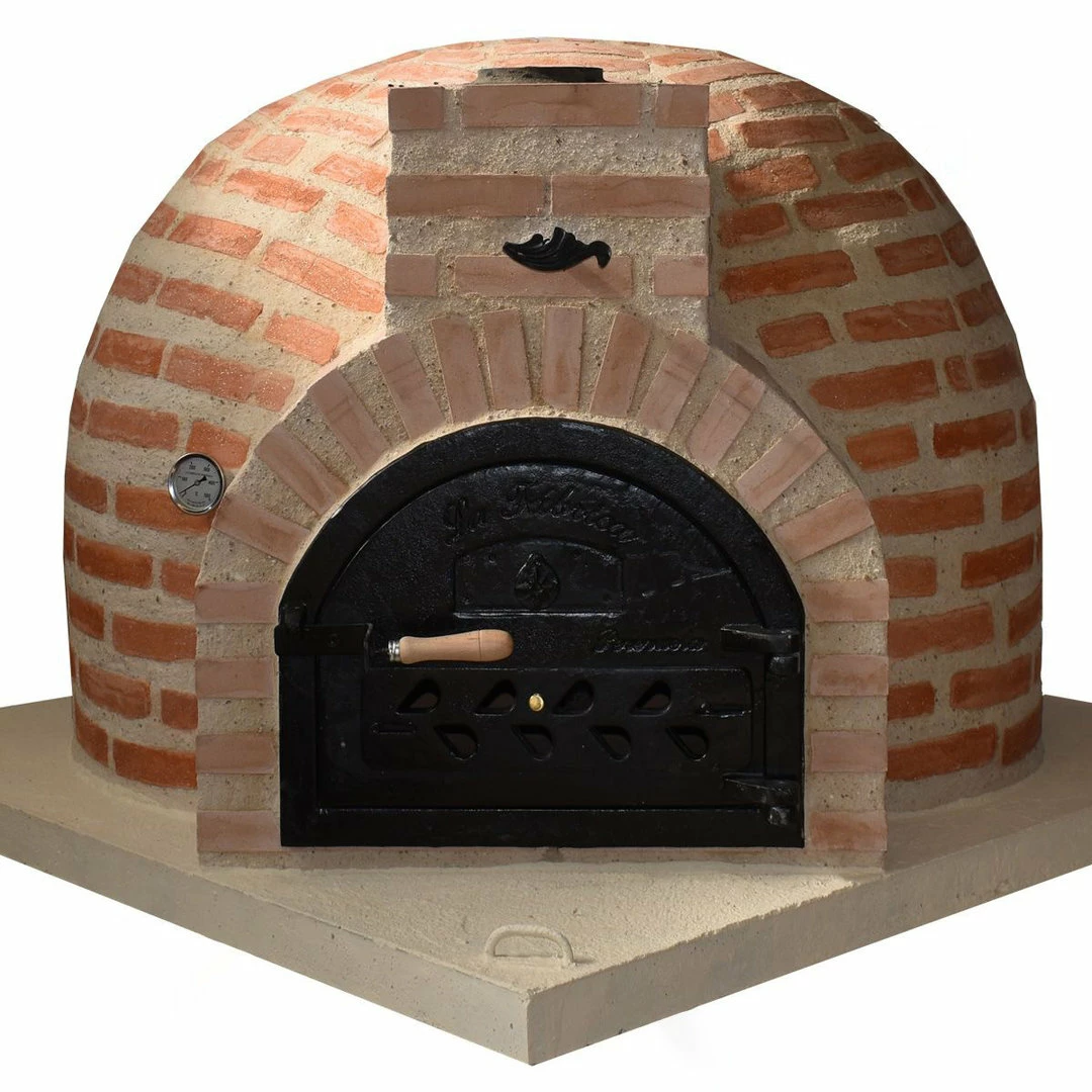 Horno Montado Esquina Ladrillo 80 Cm.
