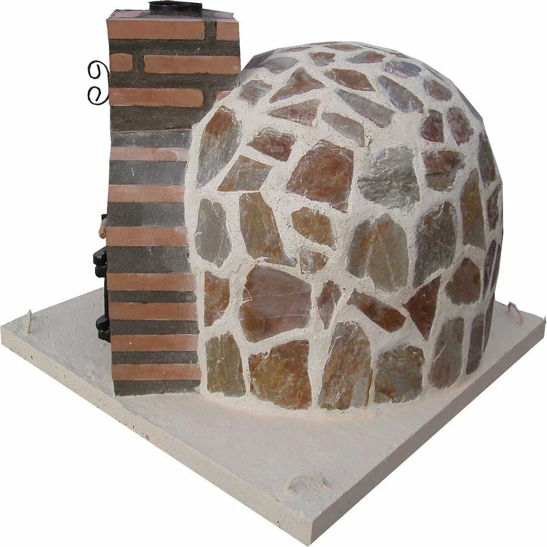 Horno Montado Esquina Piedra 65 Cm. - Imagen 5