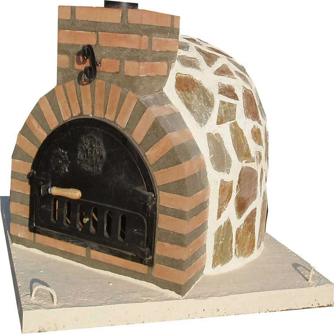 Horno Montado Esquina Piedra 75 Cm. - Imagen 2