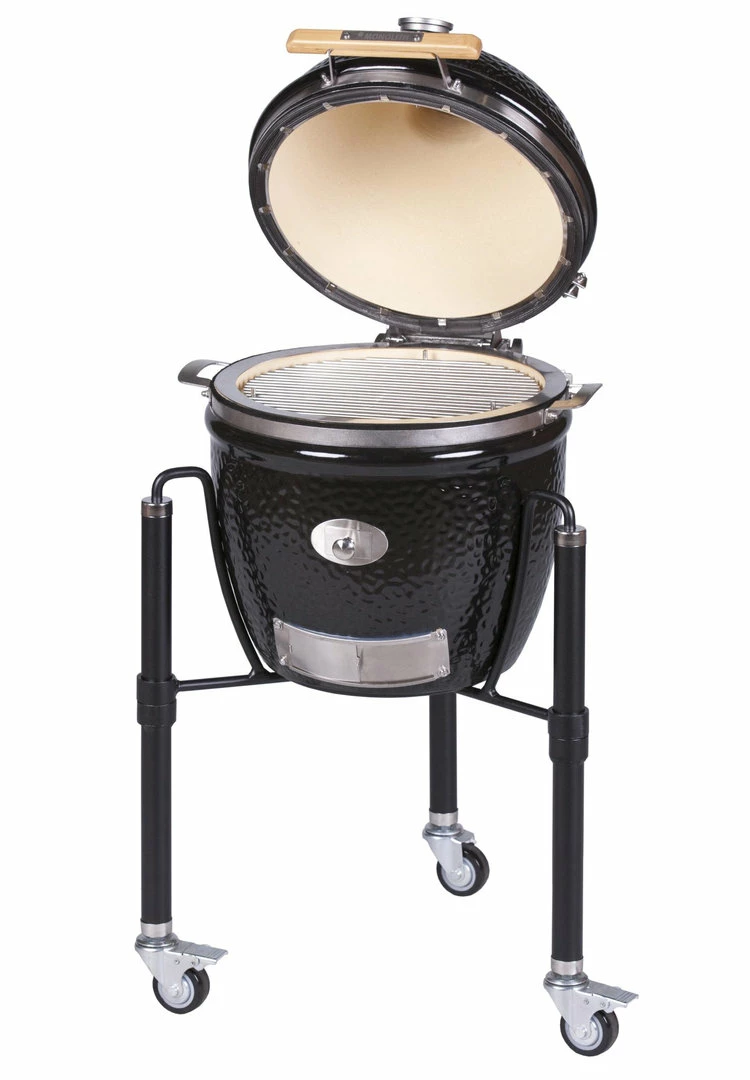 Kamado Monolith Junior Pro Series 2.0 Negro Con Pies - Imagen 6