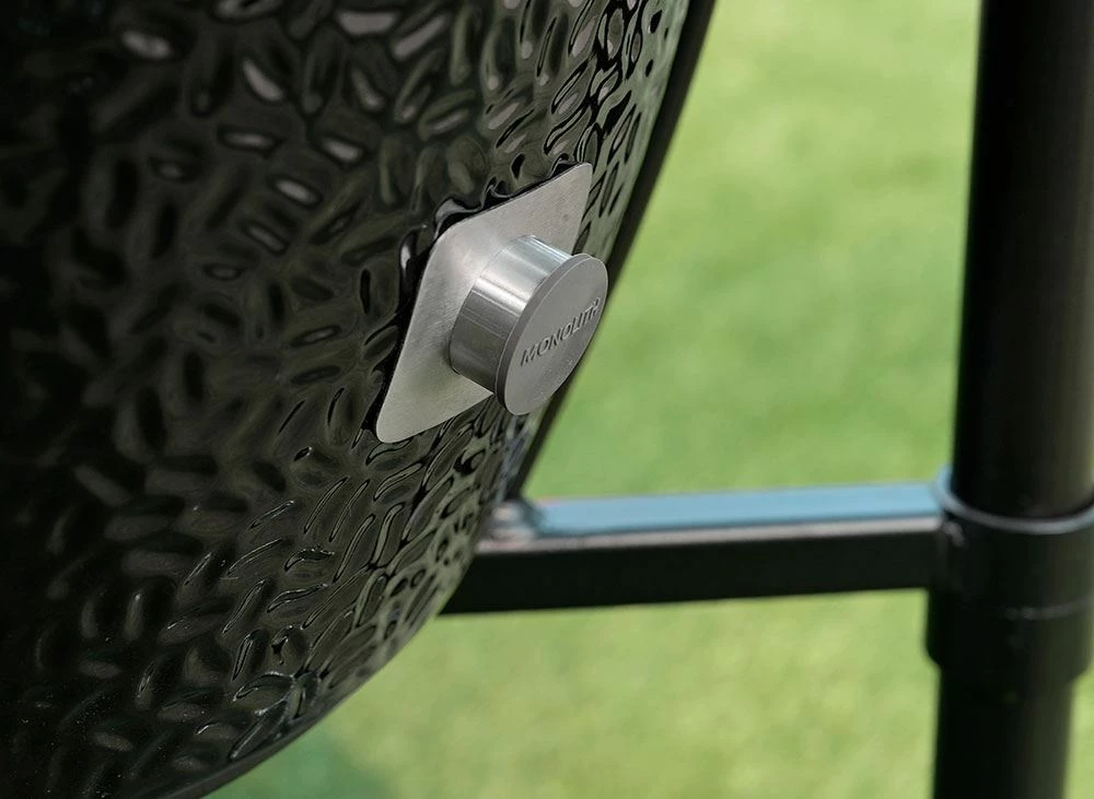 Kamado Monolith Junior Pro Series 2.0 Negro Con Pies - Imagen 7